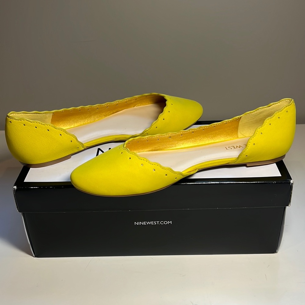 Nine West Yellow Flats